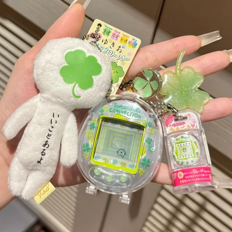 

Bandai Tamagotchi Connection Version - New Four-Leaf Clover & Bubble Tea Series Virtual Pet With Link Function