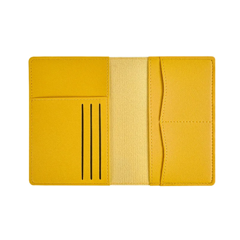 Couverture de passeport en PU de voyage, fentes pour cartes multiples, sac de passeport, porte-billets d'affaires, étui porte-passeport, accessoires de voyage