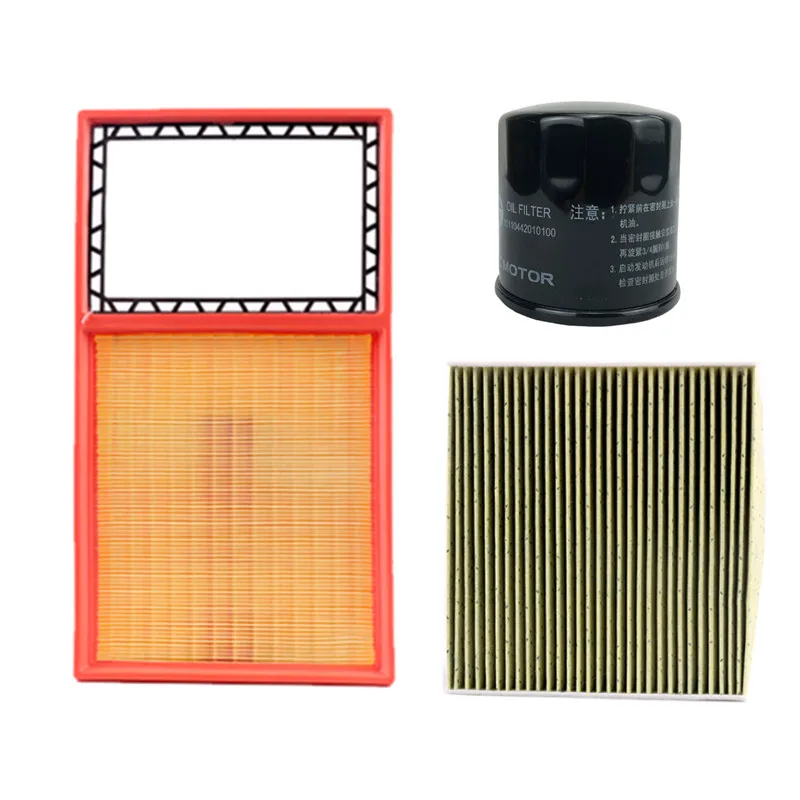 Air Filter Pack para MG ZS Oil Cabin, Auto Peças, 3pcs