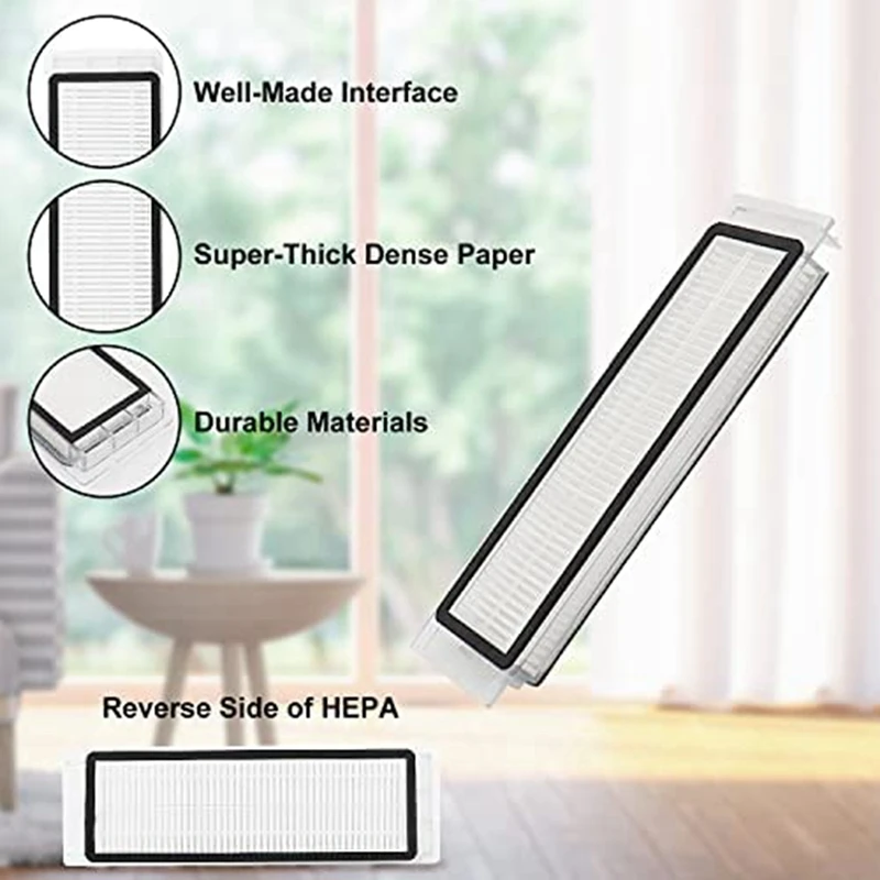 Replacement Spare Parts Accessories For Roborock S6 Pure, S6, E4, S4 Max, S6 Maxv, S5, S5 Max, S4, E20 E25 E35 S50 Robot Vacuum