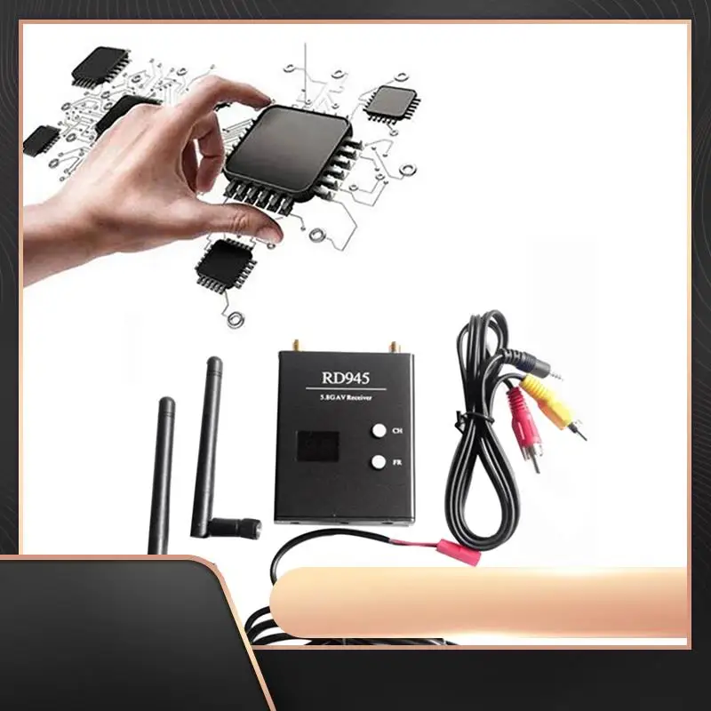 

RD945 5.8G 48CH Receiver 5.8G AV Receiver DC 7-24V For RC Airplane FPV Long Range Drone