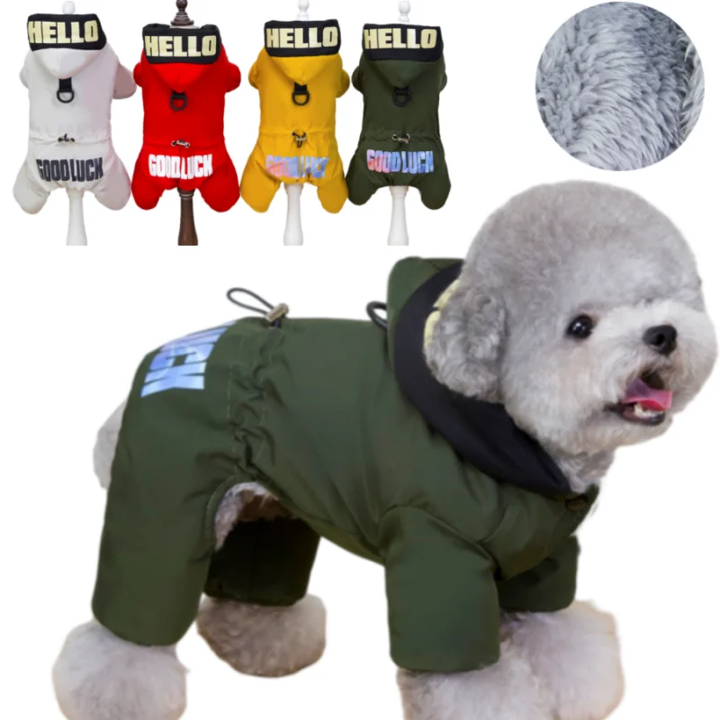 

Winter Warm Thicken Pet Dog Jacket Waterproof Dog Clothes For Small Medium Large Dogs Puppy Cat Coat French Bulldog Pug Clothing