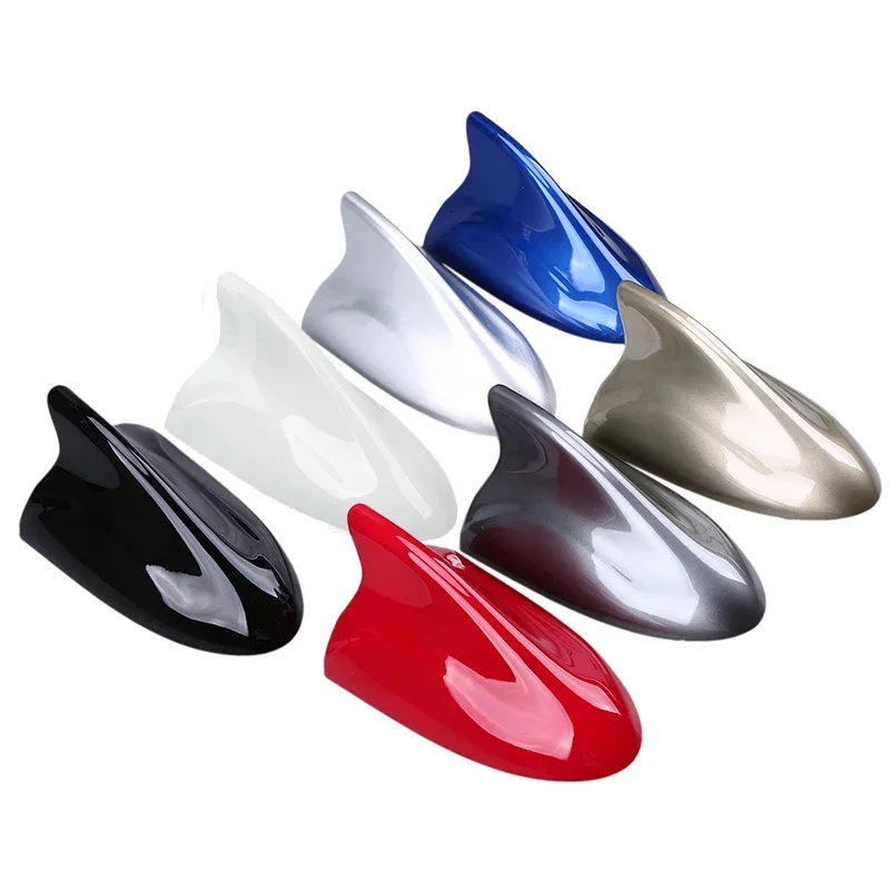 Car Shark Fin Antenna Roof Decoration Aerial Radio FM Signal for Ford Fiesta Kia BMW Citroen C4 Mini Cooper Opel 안테나 форд фиеста
