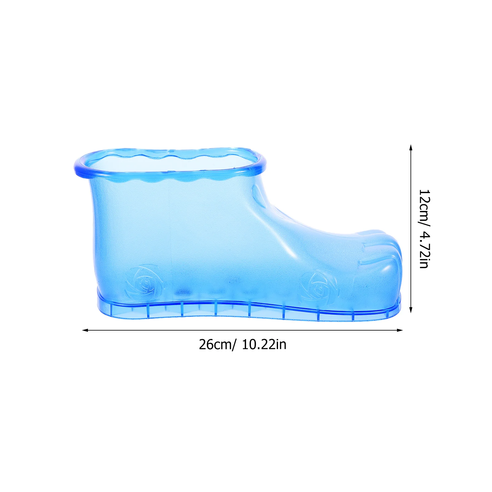 1Pair Foot Bathing Shoes Smooth Margin Nonslip Sole Sturdy Material Suitable Sauna Bathroom Outdoor Use Foot Bath Tub