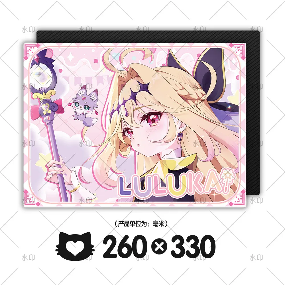 Pretty Cure Detective Senya Ruruka Mouse Pad Anime Girl Desk Mat HD Print 400x990x4mm 2D Gaming Non-Slip Computer Desk Mouse Pad