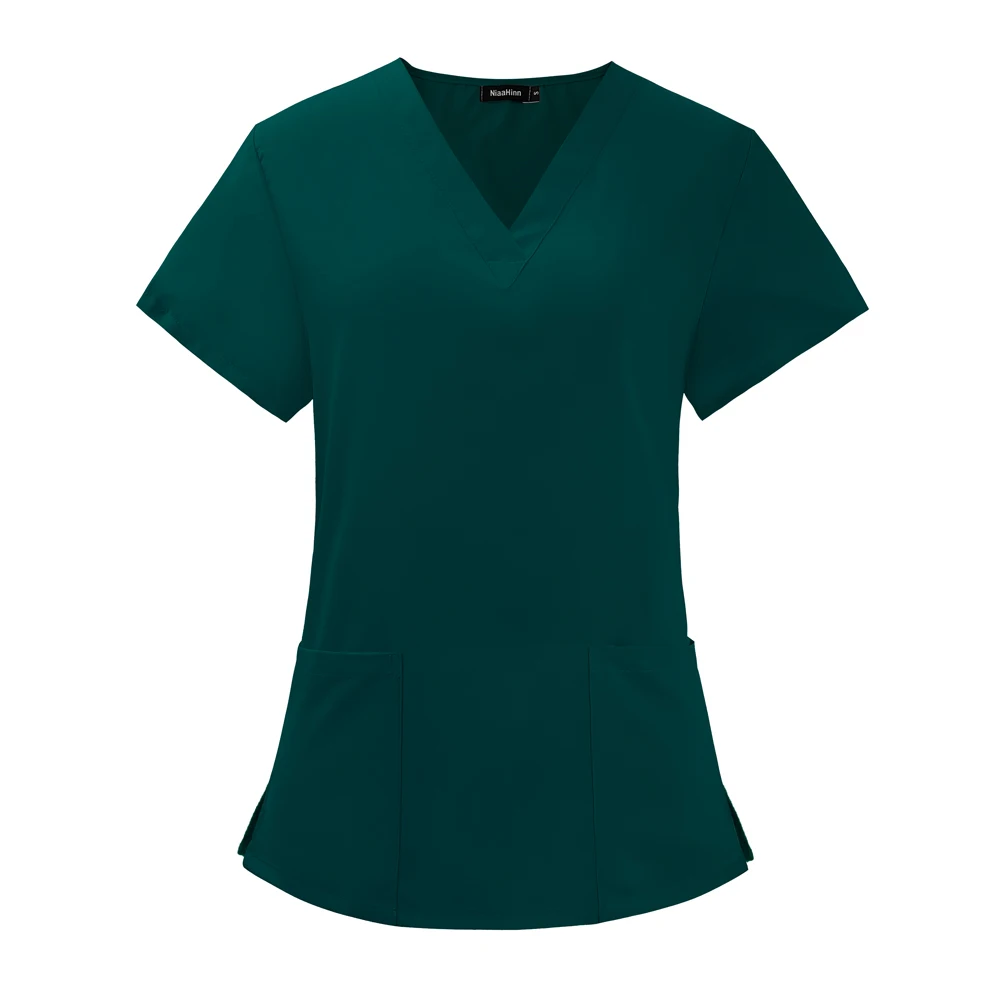 Uniforme De enfermería para clínica Dental, camisa elástica Multicolor, uniforme De Enfermera para el cuidado De mascotas, fina, verano, venta al por mayor