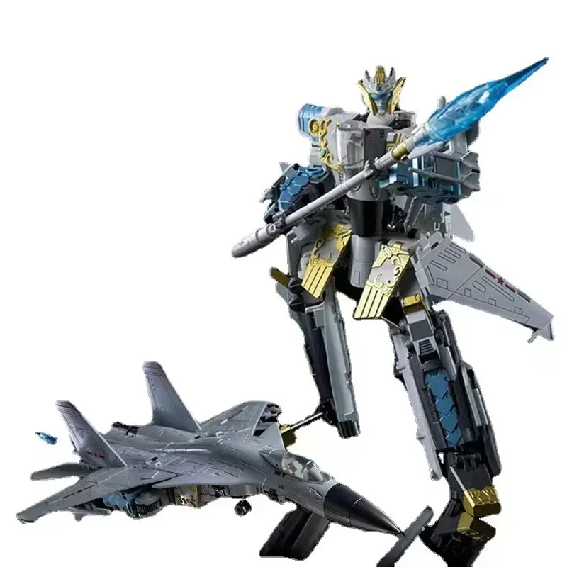 In Magazzino Trasformare Giocattoli Hakubutang Cangmao Cang Shark Robot Mobile Action Figures Collezione Regali Anime