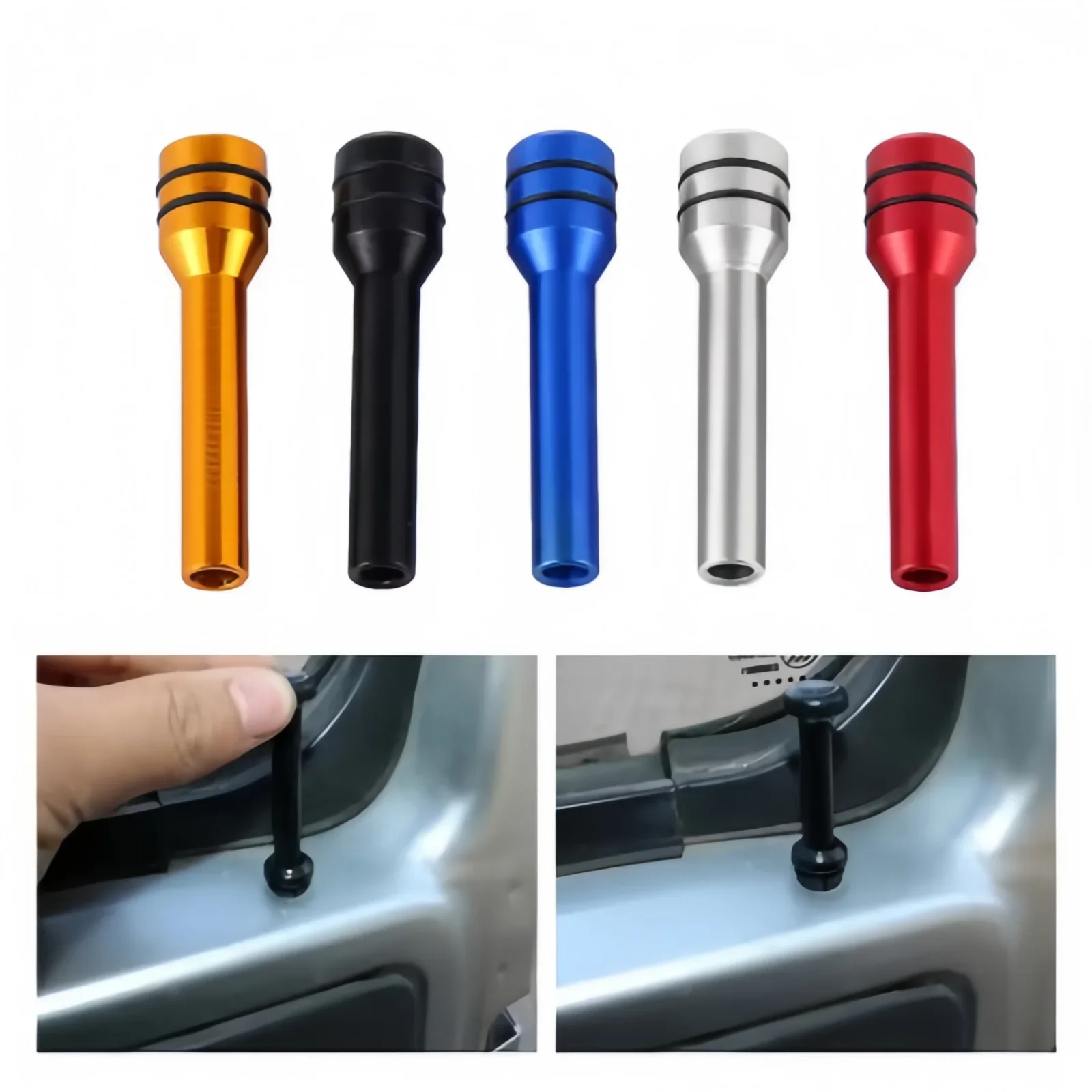 Alloy Car Door Lock Knob Door Lift Button Locking Pins Screw Knob Pin 5 Colors Car Interior Tools Decor Accessories Amagi