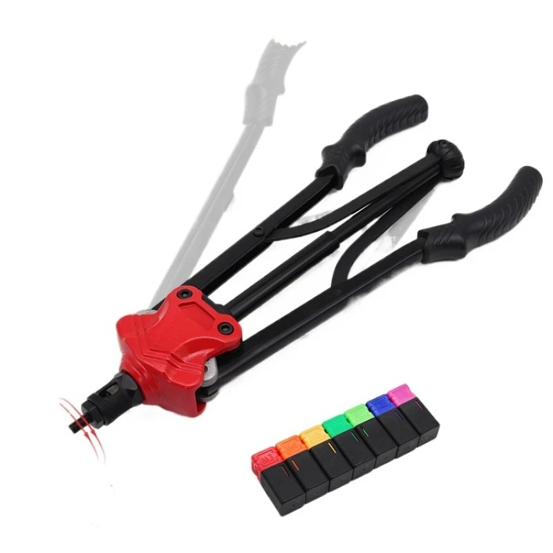 FOR Double Handle Semi-automatic Manual Rivet Nut Gun Accessories Full Cap Gun Rivet Nut Pliers D Tools