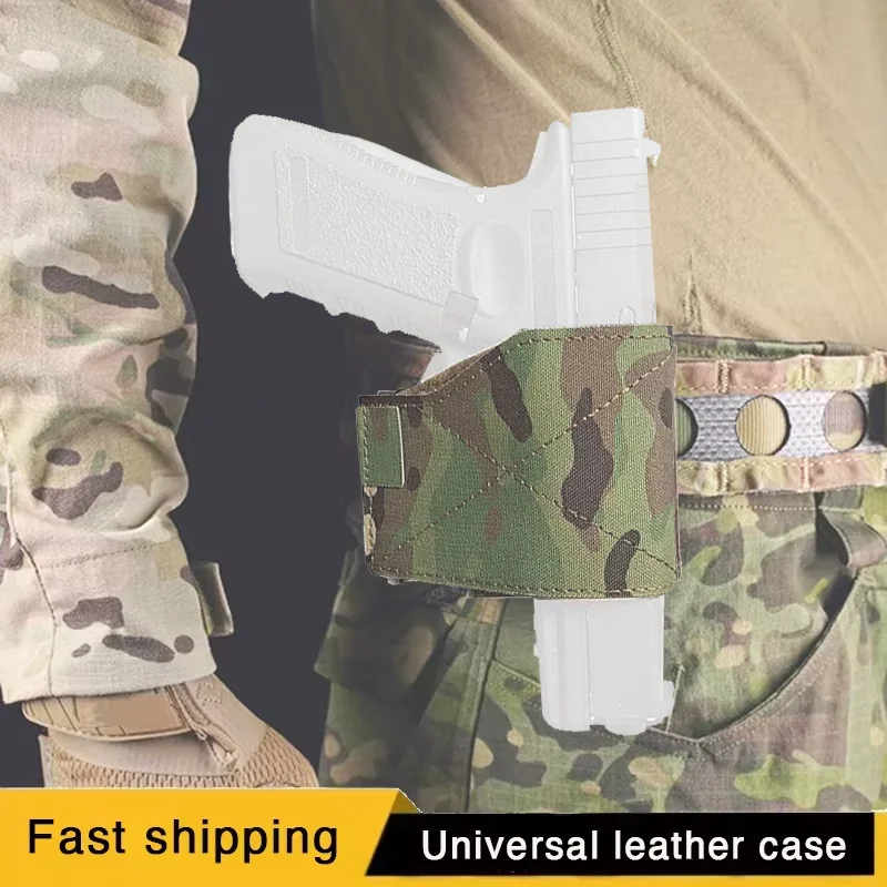 Molle Quick Release Holster, Universal Quick Release Hunting Holster, Portable MOLLE Holster for Glock17/19 Beretta M9/1911