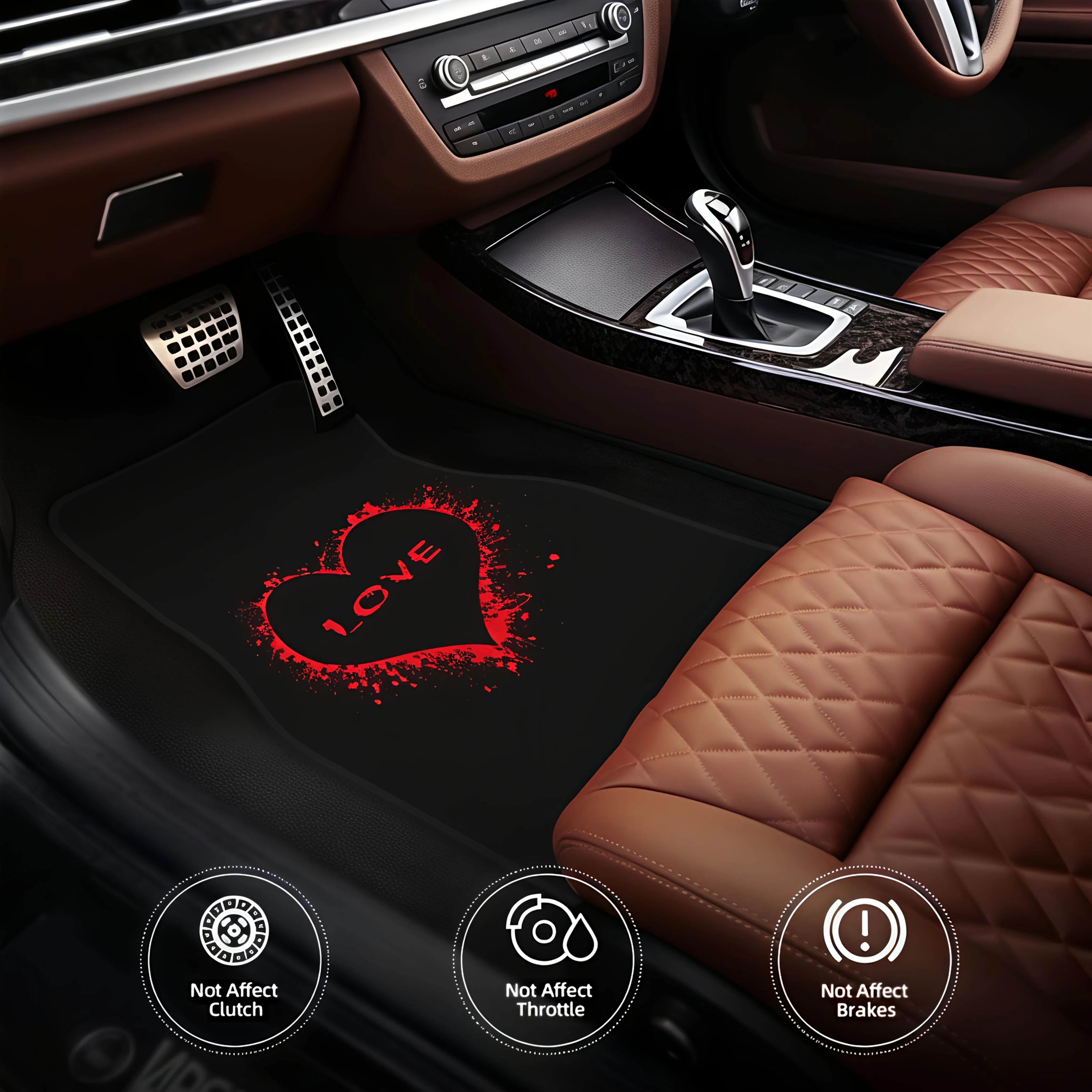 Tapis de sol de voiture 4 pièc - Interior Design Elements avis et prix