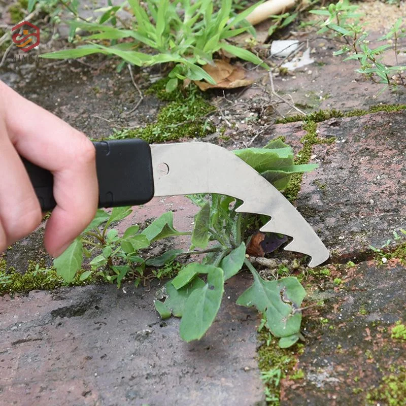Grass Garden Weeders L-Shaped Sharp Serrated Tip Clears Crevice Weeds Tool Suitable For Backyard Farm