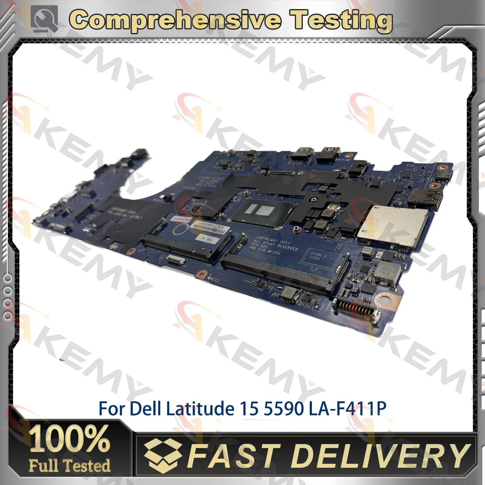 carte-mere-d'ordinateur-portable-la-f411p-pour-dell-latitude-15-5590-avec-processeur-i3-i5-i7-7e-et-8e-generation-0cjwkw-0ptd05-0vjf9h-0vt64t-testee