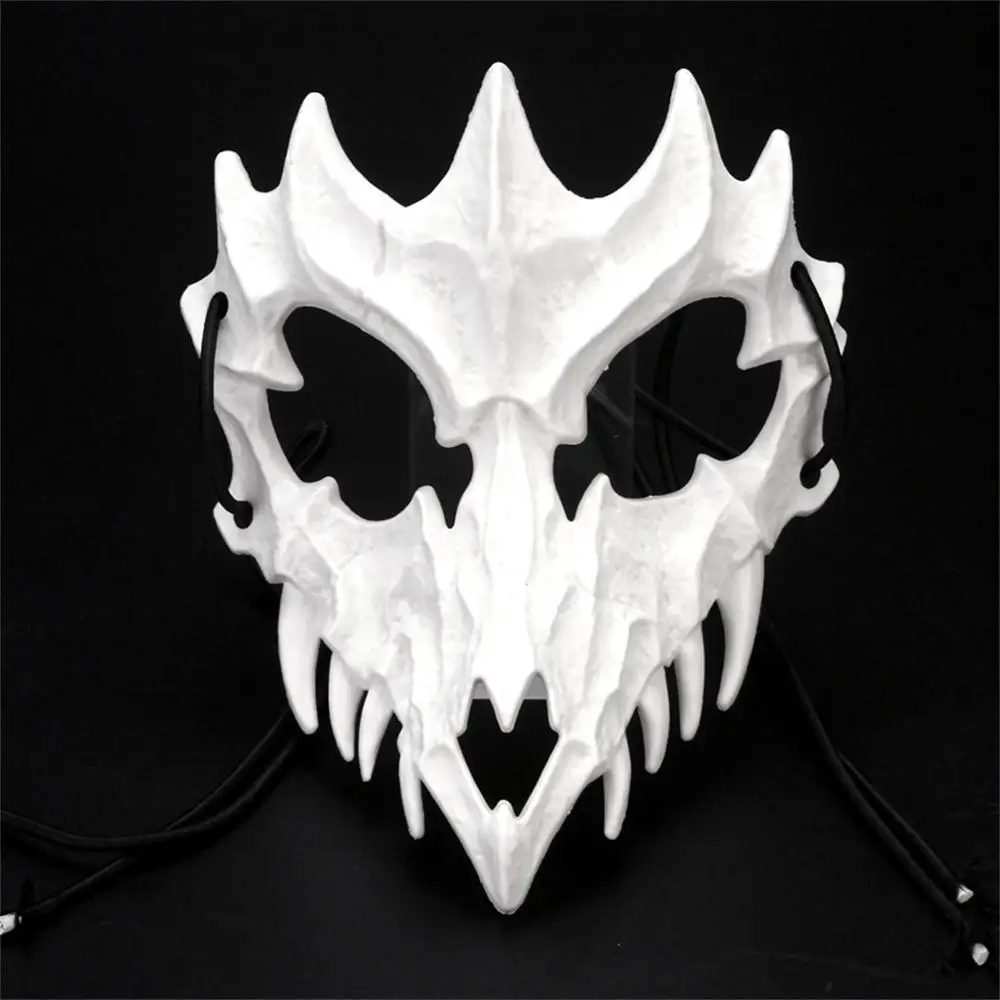 Halfmasker Dragon Tiger Man Wolf Masker Cosplay Horror Halloween Kostuum Props Cosplay Party Props