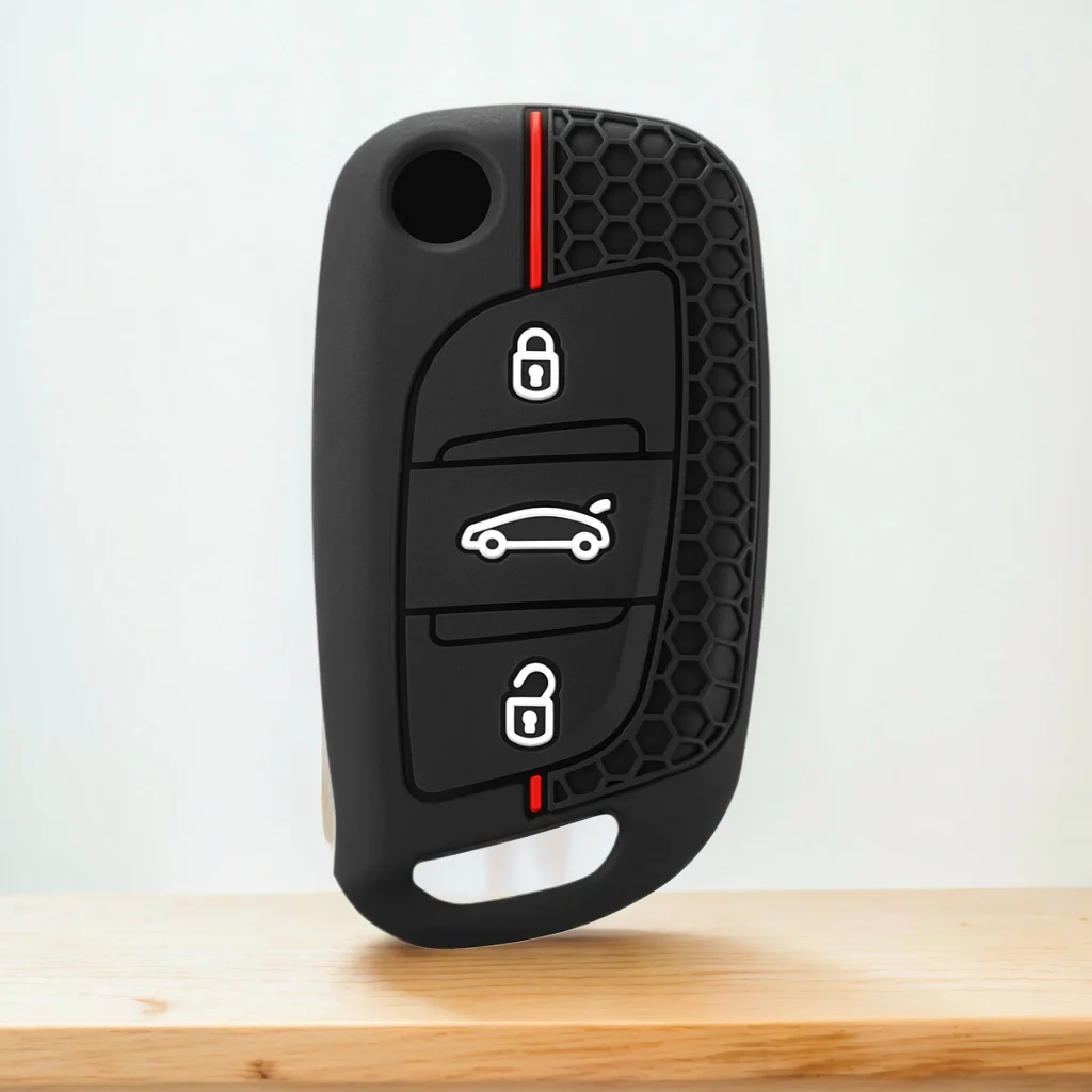 Silicone 3 botões acessórios de automóveis capa chave do carro caso para peugeot para citroen c1 c2 c3 c4 c5 ds3 ds4 ds5 ds6 chave saco