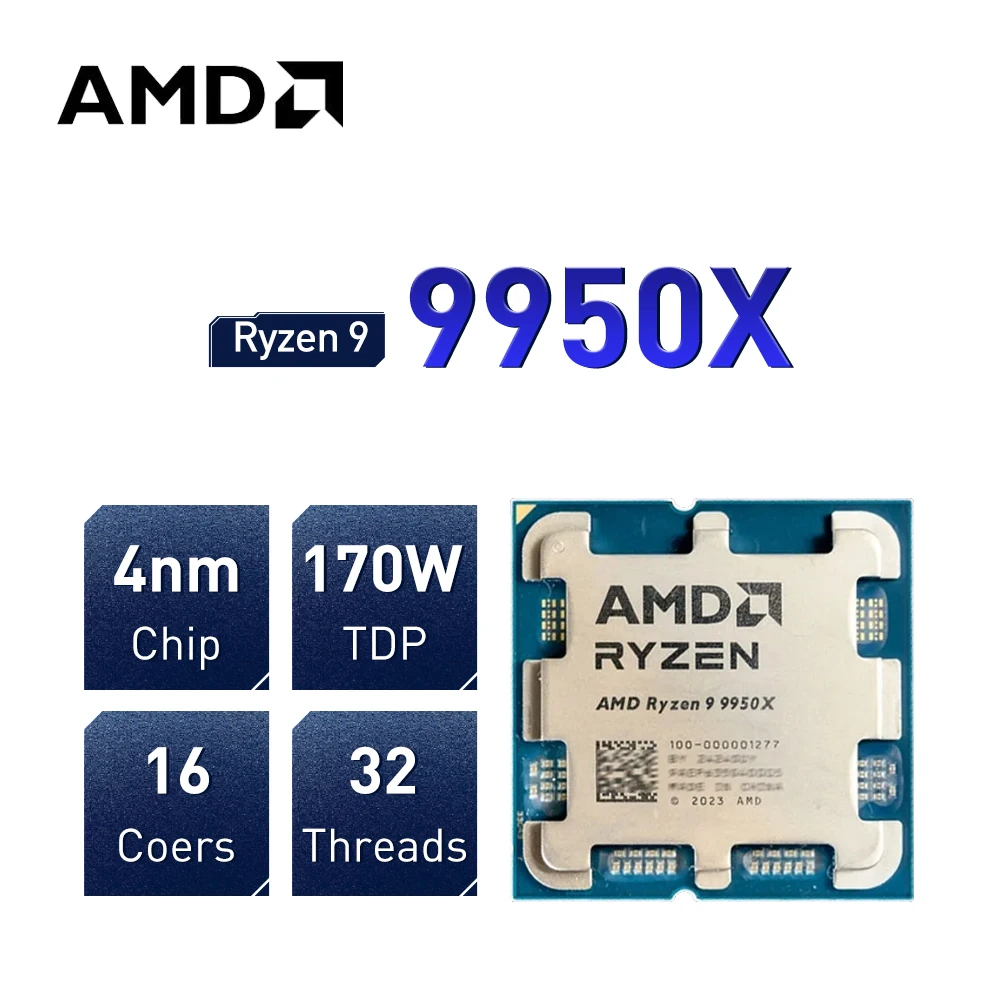 【¥60,125】AMD Ryzen 9 9950X-アリエク特価アラート