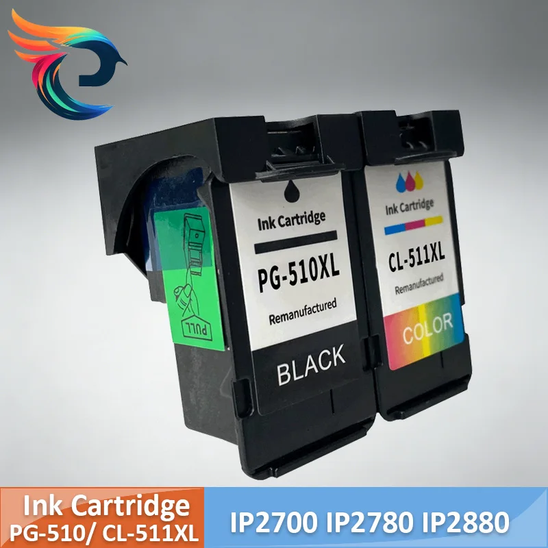 

PG510XL CL511XL PG-510XL CL-511XL Ink Cartridge Compatible for Canon PIXMA IP2700 IP2780 IP2880 MP240 250 260 270 280 480 Printe