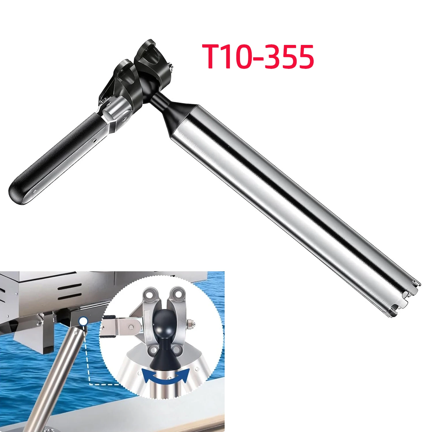 T10-355 All-Angle Adjustable Level Table Mounting for Fishing Boat BBQs for Magma Marine Rectangular Grills/Boat Cutting Board