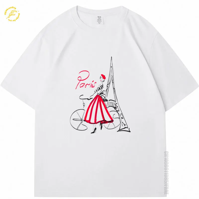 

2025 100% Cotton Man Tshirt Paris 2025 Hot Tee Woman Men Paris Oversized T-Shirt Haikyuu Camisas De Hombre Ropa De Hombre