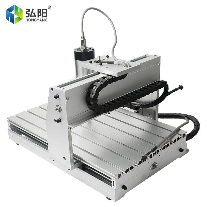 3040 CNC Engraving Machine Desktop Small Size 800W, Fully Automatic Complete Machine with Spindle Motor and Cable Chain Set view 4