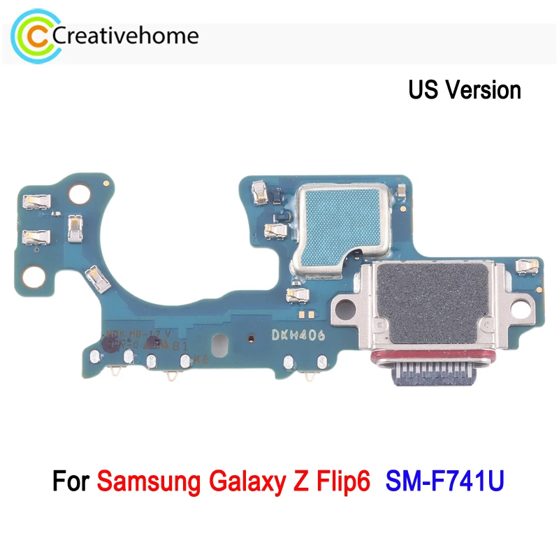 US Version Charging Port Board For Samsung Galaxy Z Flip6 SM-F741U Phone USB Charging Dock Replacement Part