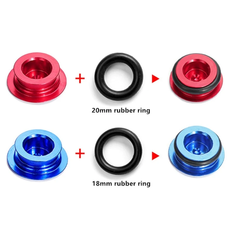 Y1UB Durable Aluminum Alloy Bike Crankset Screw Dust Cover Protect Your Bike Crankset and Mud