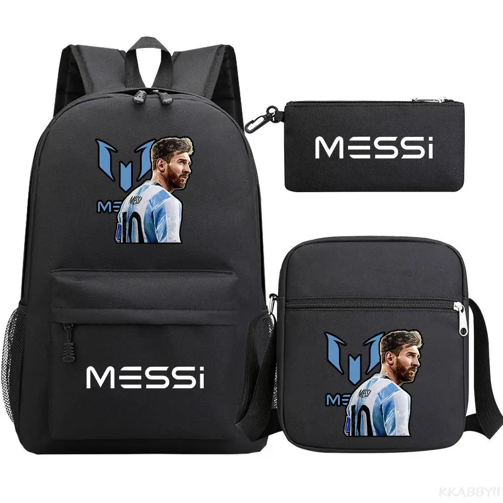 Messi-Sac à Dos d\'École à la Mode CR7 pour Garçon et Fille, Cartable pour Écolier, Nouveau Modèle