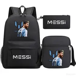 Messi-Sac à Dos d'École à la Mode CR7 pour Garçon et Fille, Cartable pour Écolier, Nouveau Modèle