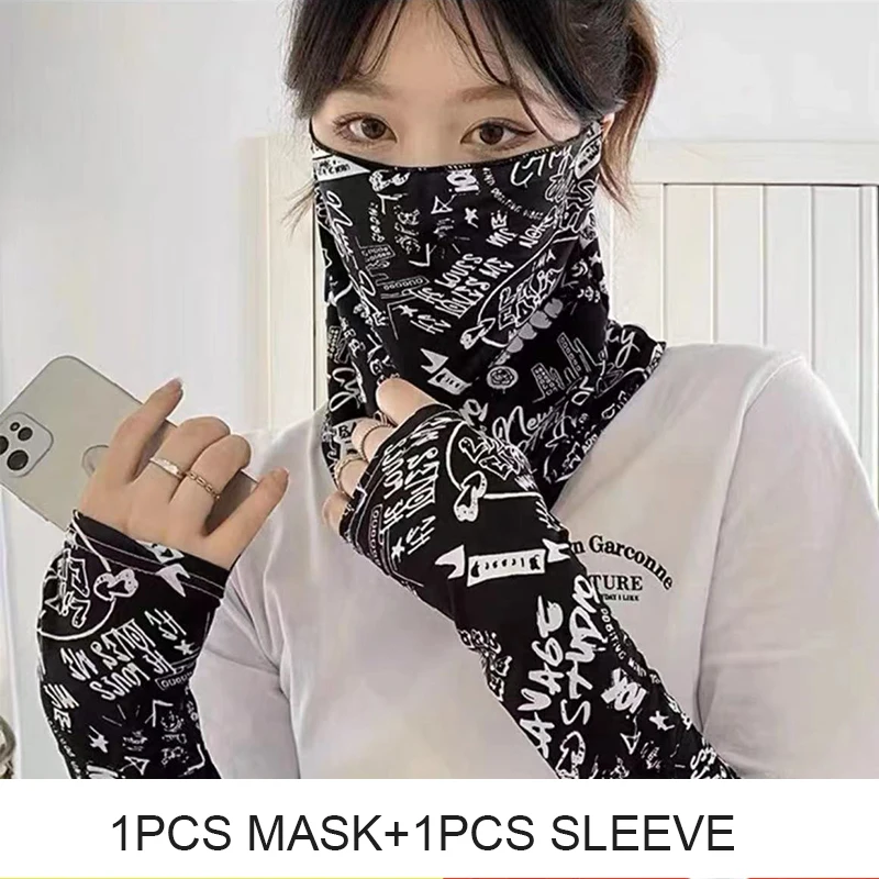 

Motorcycle Mask Shield Headband Bandana Scarf Cycling Neck Gaiter Running Arm Sleeve Elbow for Kawasaki Z750 Z1000 2003-2008 Zr7