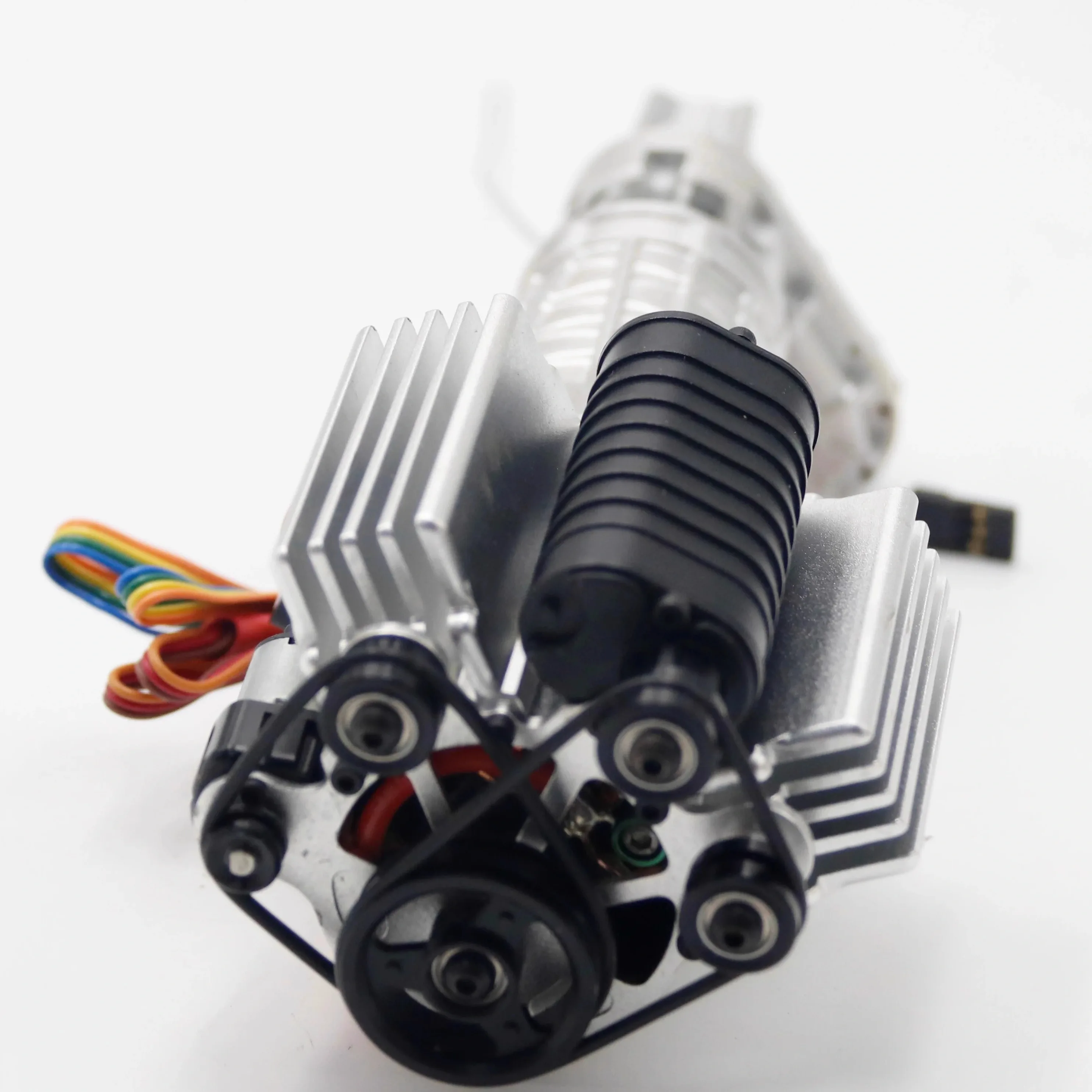 JDM-138 Simulated Metal Engine Second-speed Gearbox Kit for 1/10 Rc Car Offroad Climbing Car Pickup Truck Model Toys Cars Parts