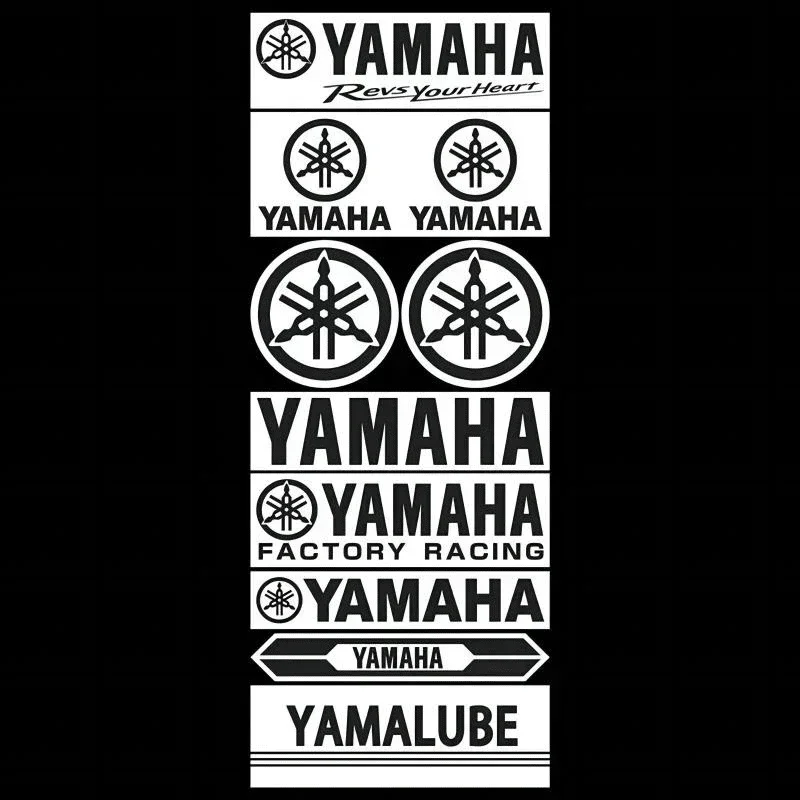 Vinyl Side Strip Decal for Yamaha Motorcycle Sticker Side Strip Helmet Decal Vinyl Bike Styling Body Decor Sticker