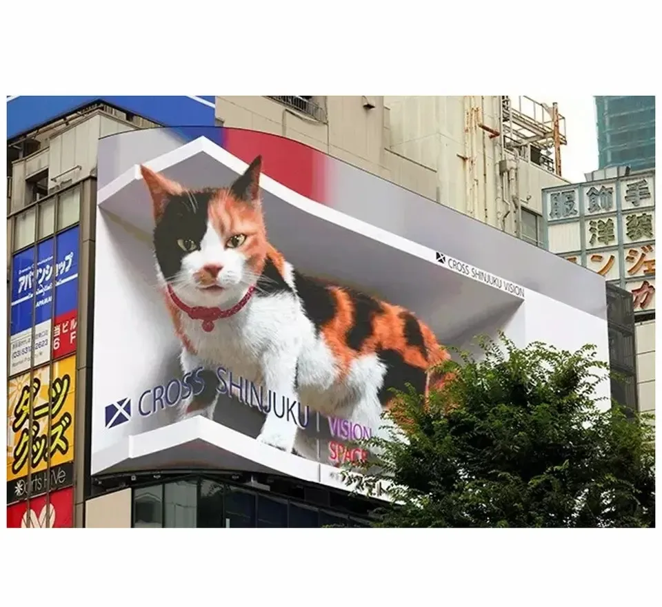 Custom Digital Sign Board Price 3D Advertising Indoor Flexible Exterior Outdoor Video Wall Panel Pantalla Led Display Screen