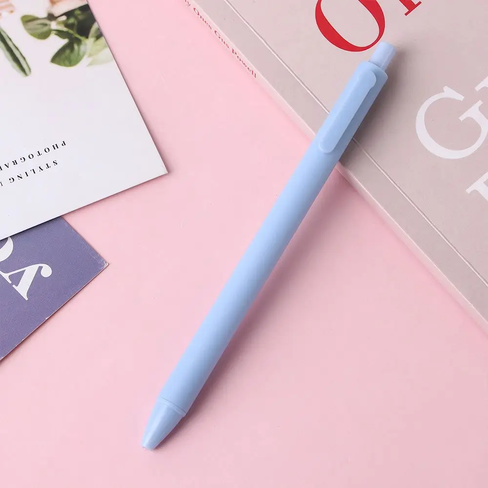 

Refill Smooth Funny Pens Press Pen Office Gift 0.5mm Fine School Supplies Sign Pen Manual Gel Pens Black Ink Pens Macaron Pens