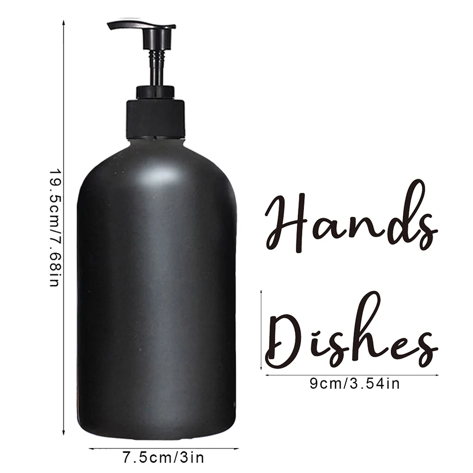 Kitchen Hands and Dishes Soap Dispenser Sink Countertop Soap Liquid Container  Hand Press Dish Wash Dispenser Bottle