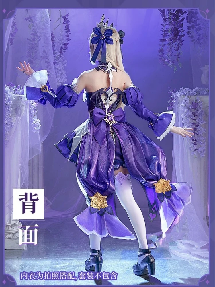 Fischl Cosplay Costume Game Genshin Impact Cosplay Anime High Quality Women Dress Costumes for Girls 2022 Sizes S-L New Style