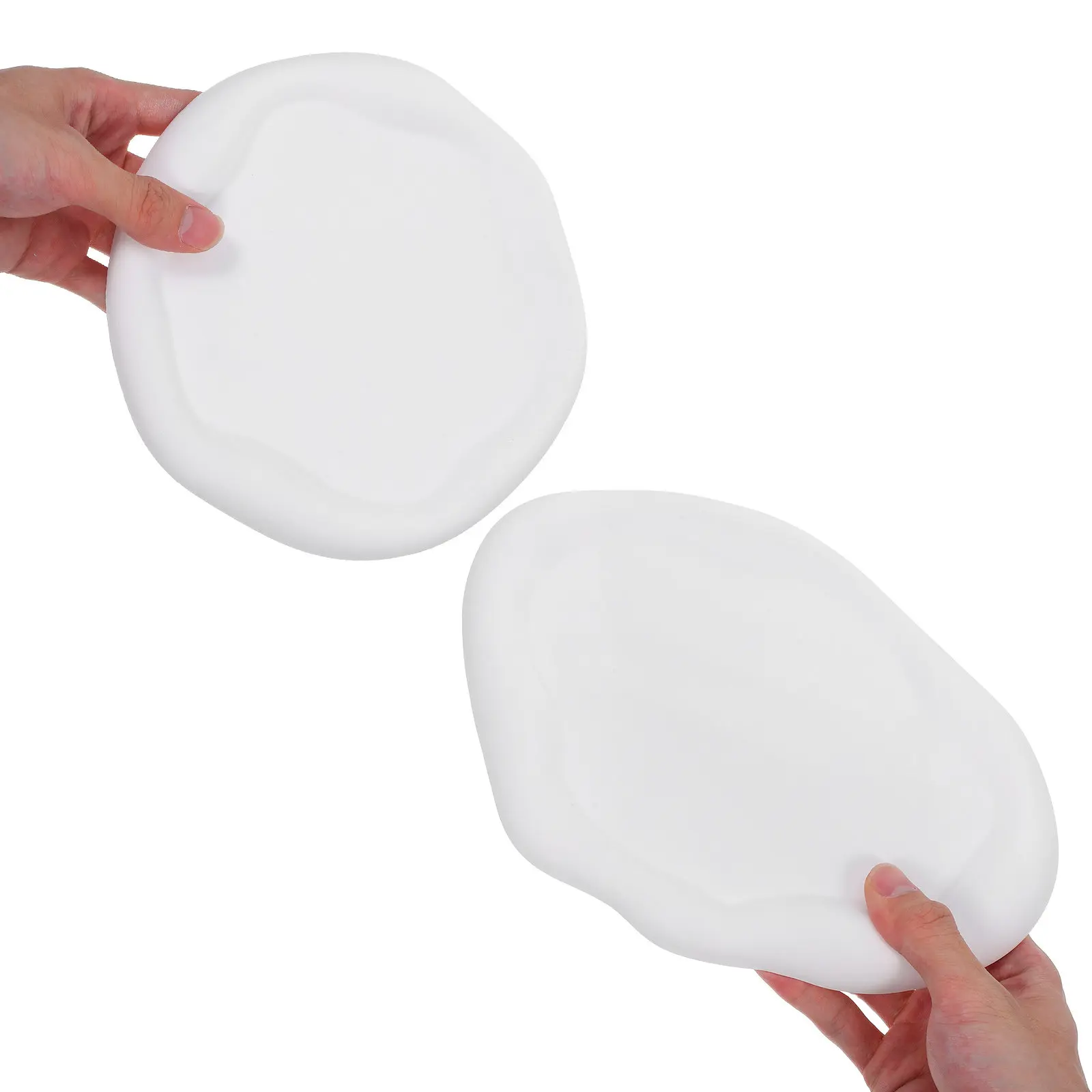 

Набор из 2-х премиальных подставок для украшений: тарелка для мелочей, подставка для колец, настольное украшение, поднос для серег и помады, реквизит для фотосессий, свадебный декор