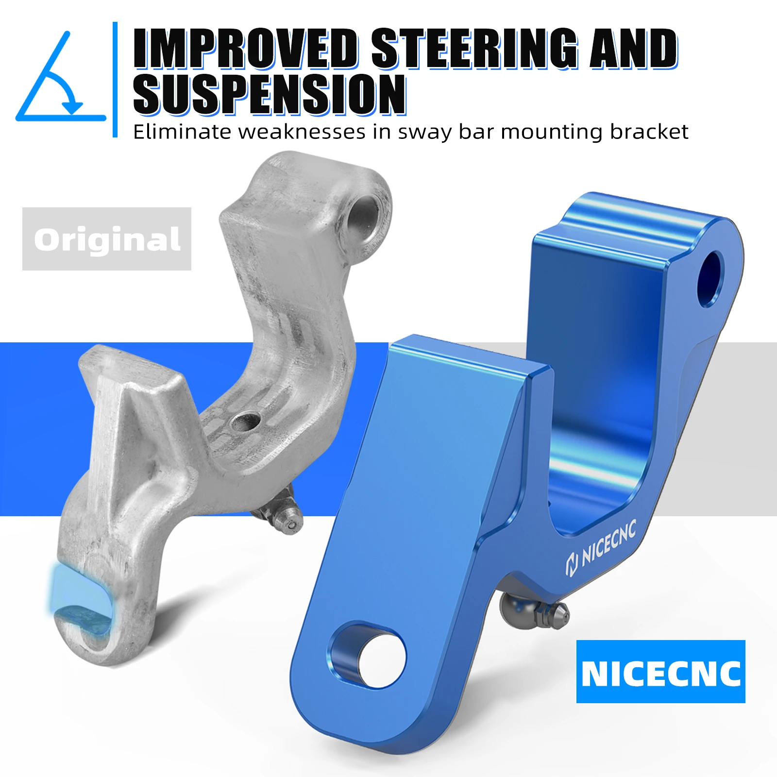 NICECNC Für Polaris RZR XP 1000 2015-2021 UTV Vorderer Stabilisatorhalter Für Polaris RZR 900 XP Turbo General 1000 Aluminium – Detail 2