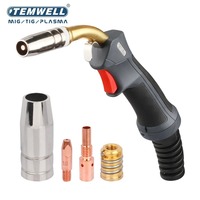 Professiona MB 15AK 24KD 25AK 36KD MIG MAG Welding Torch Head Air Cooled Contact Tip Swan Neck Holder Gas Nozzle European Type