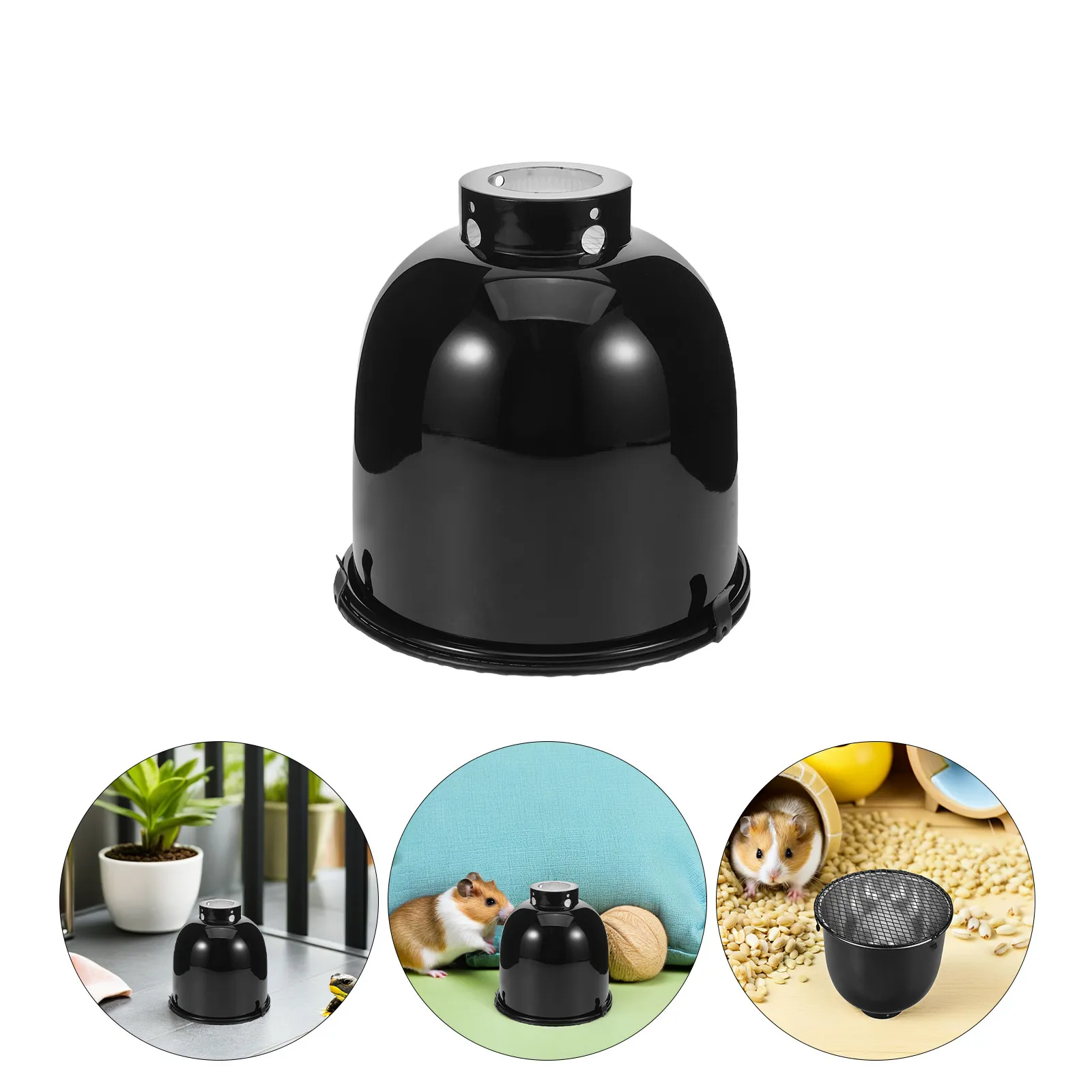 

2pcs Reptile Dome 5.5 Inch Aluminum Reflective Shade For Terrarium Basking Light Bearded Lamp Cage Reptile Heating