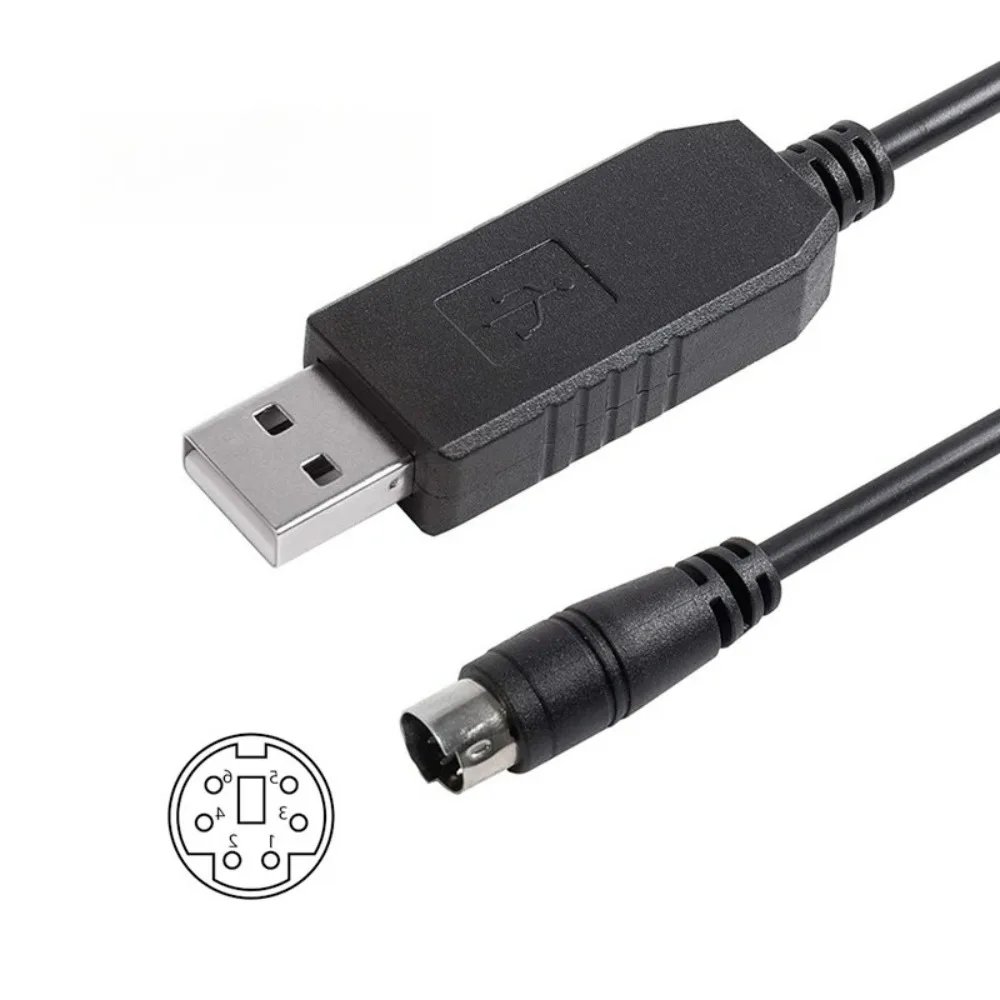 

PG-4S USB Programming Cable FTDI FT232RL UART TTL 6-pin Mini Din Compatible with Kenwood TM-V7 TM-G707