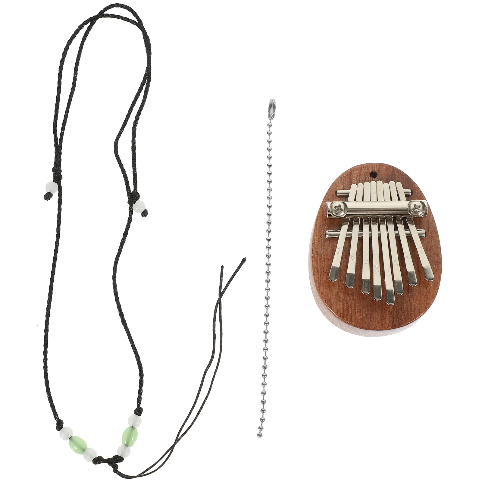 Mini Cabalin Musical Instrument Thumb Piano Instruments Kalimba Portable Finger Percussion Toy for Beginners Pocket 8 Keys