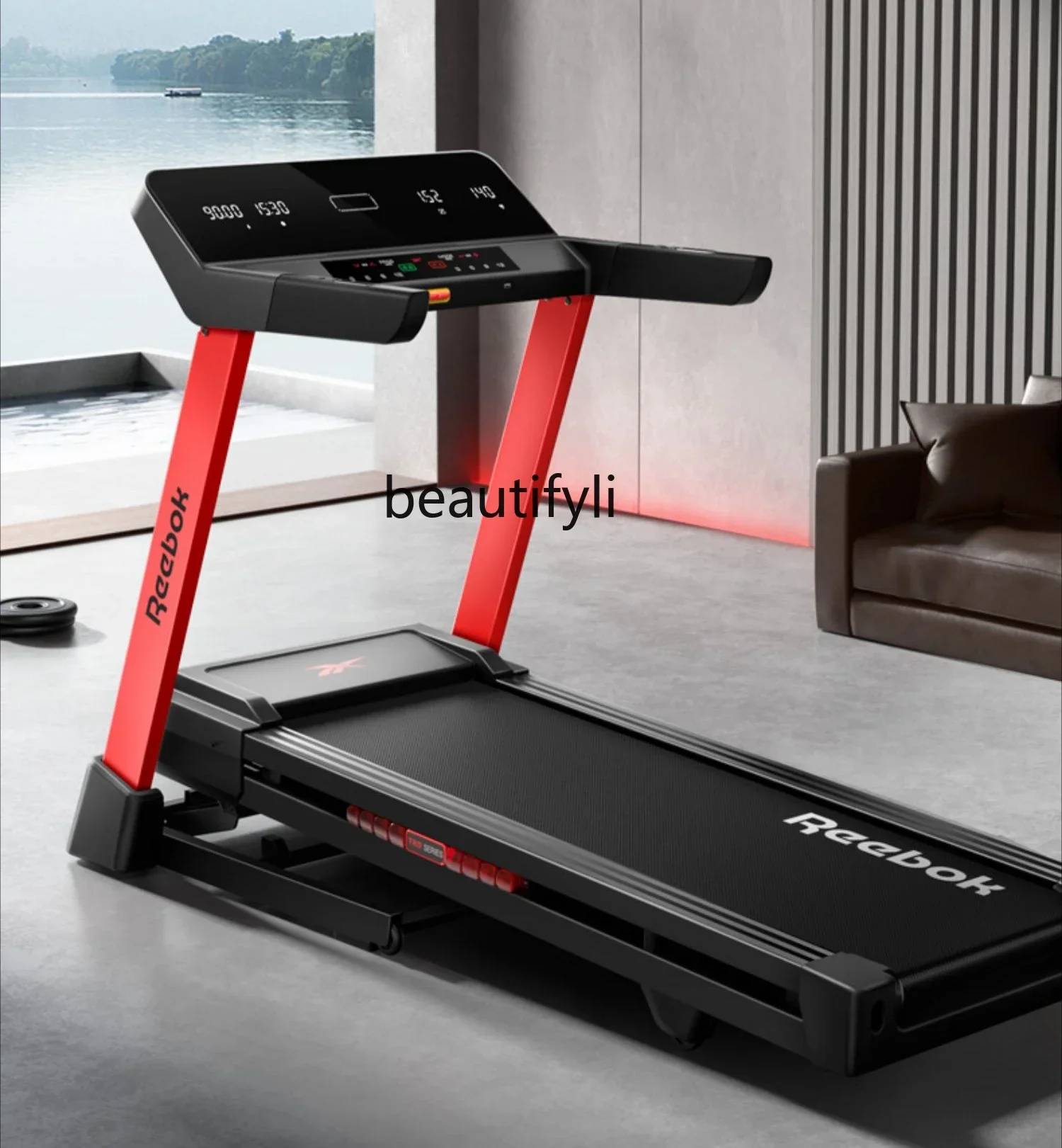 

New Treadmill household folding large hill climbing machine silent large slope gym special