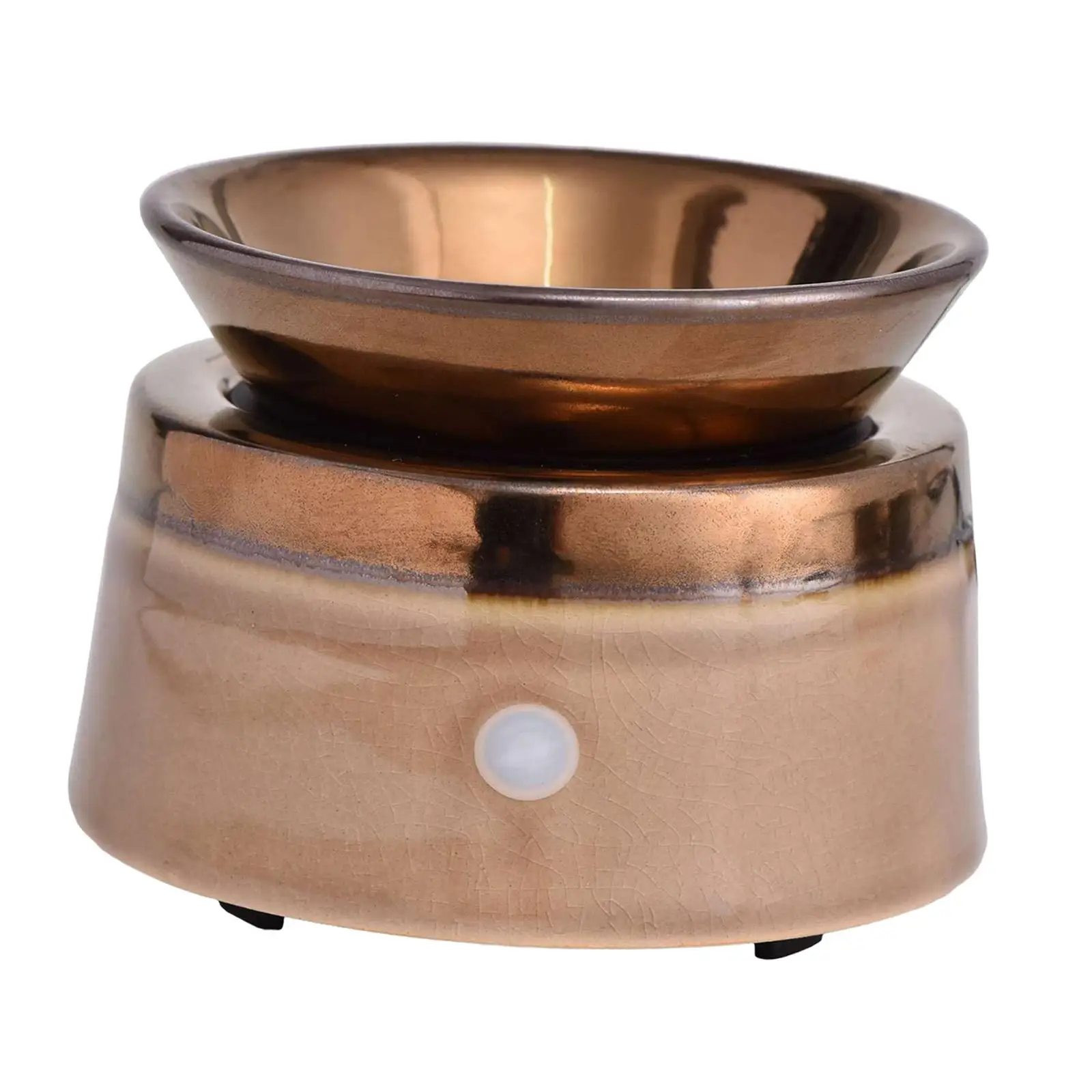 

Ceramic Candle Melt Warmer Portable Fragrance Candle Burner Scented Candle Melter for Yoga SPA Bedroom Living Room Office