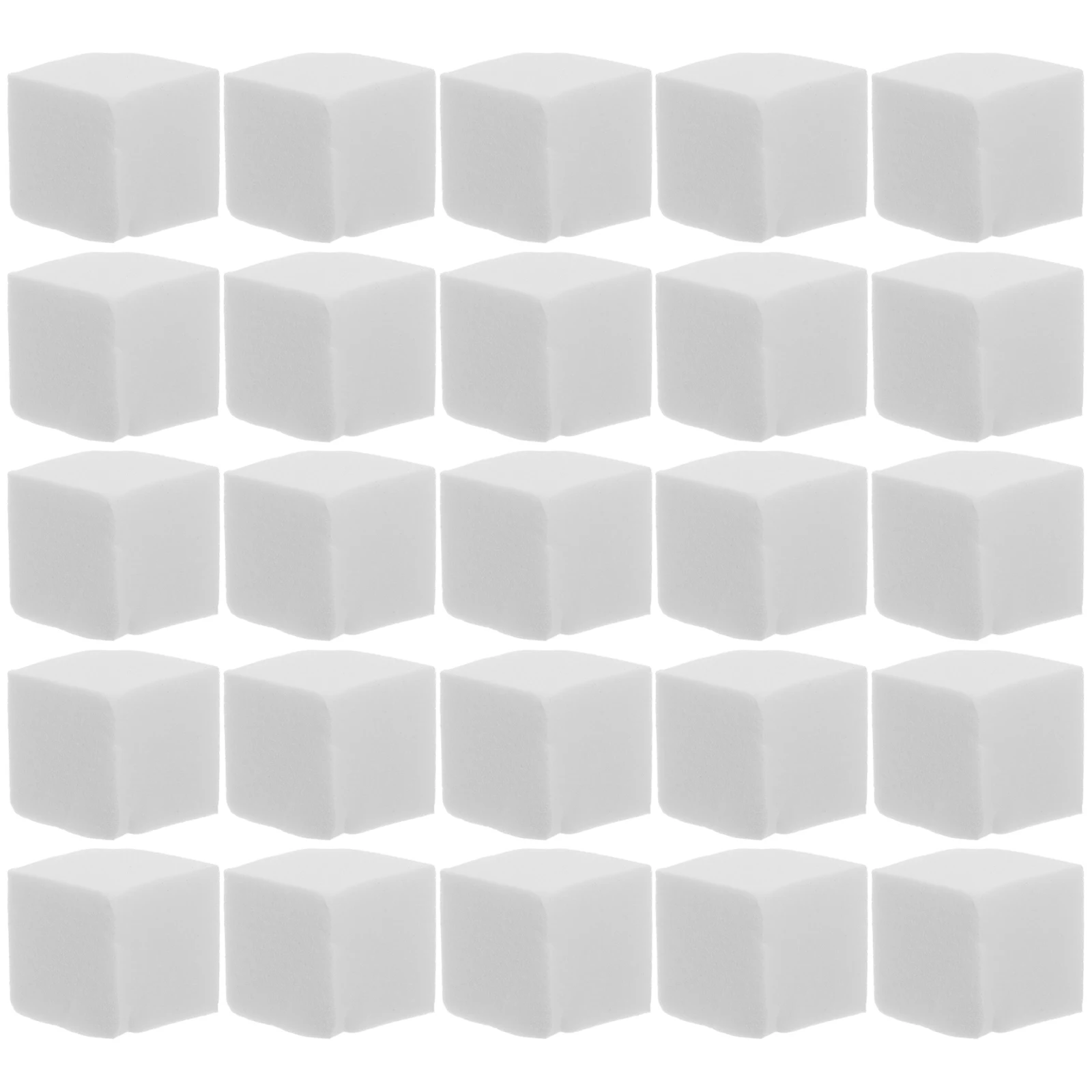 

50 Pcs Art Make Up Sponges Tofu Cubes Soft Nonstick Gradient Makeup Sponges for Manicure Foundation Blending Foam Blocks