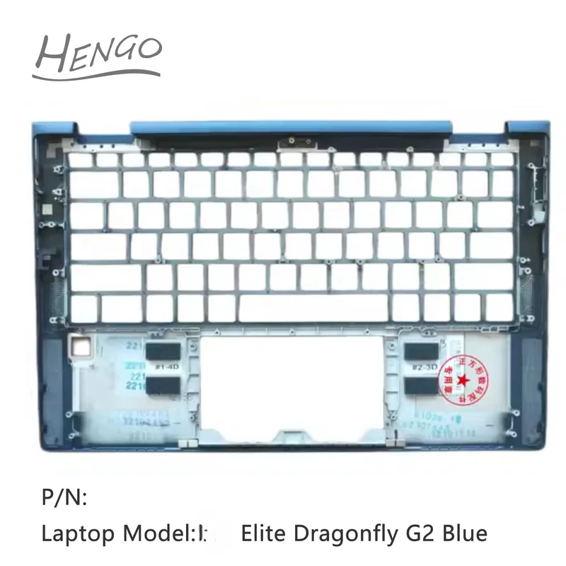 C  FOR New For HP Elite Dragonfly G2 Laptop Palmrest Upper Case Cover 6070B1782801 BLUE
