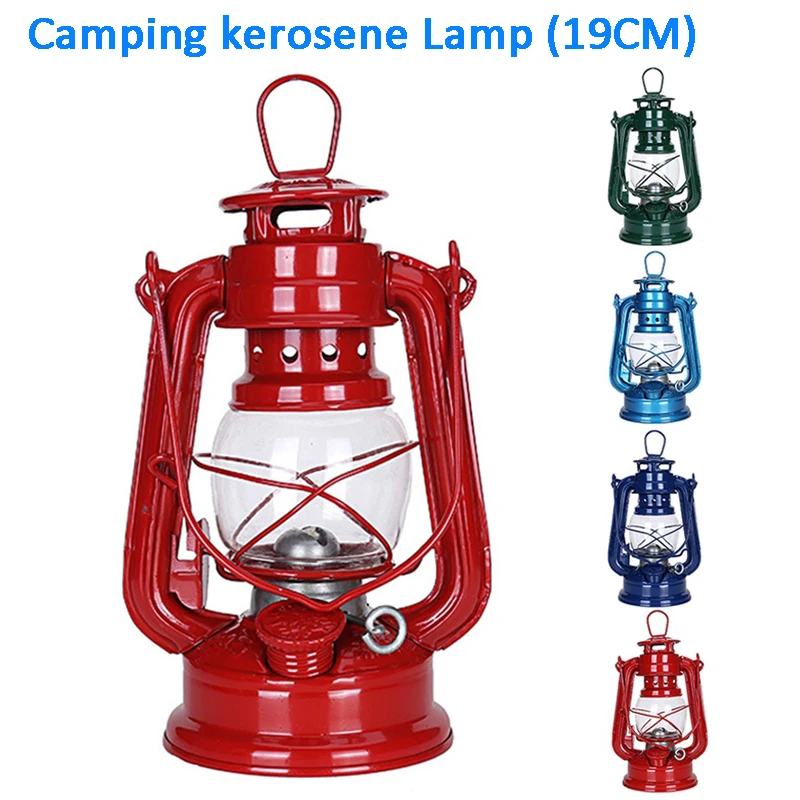 

Outdoor Camping Kerosene Lamp Portable Lantern Bronze Colored Oil Lamp Vintage Photo Props Outdoor Camping Lights