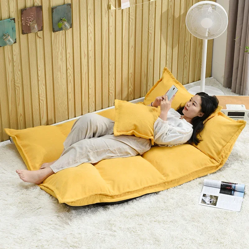 Hxl Lazy Sofa Folding Sofa Bed Leisure Chair Tatami Function Sofa