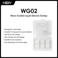HiBy WG02 Auriculares de silicona líquida guiados por ondas (3 pares) para accesorios de auriculares intrauditivos IEM