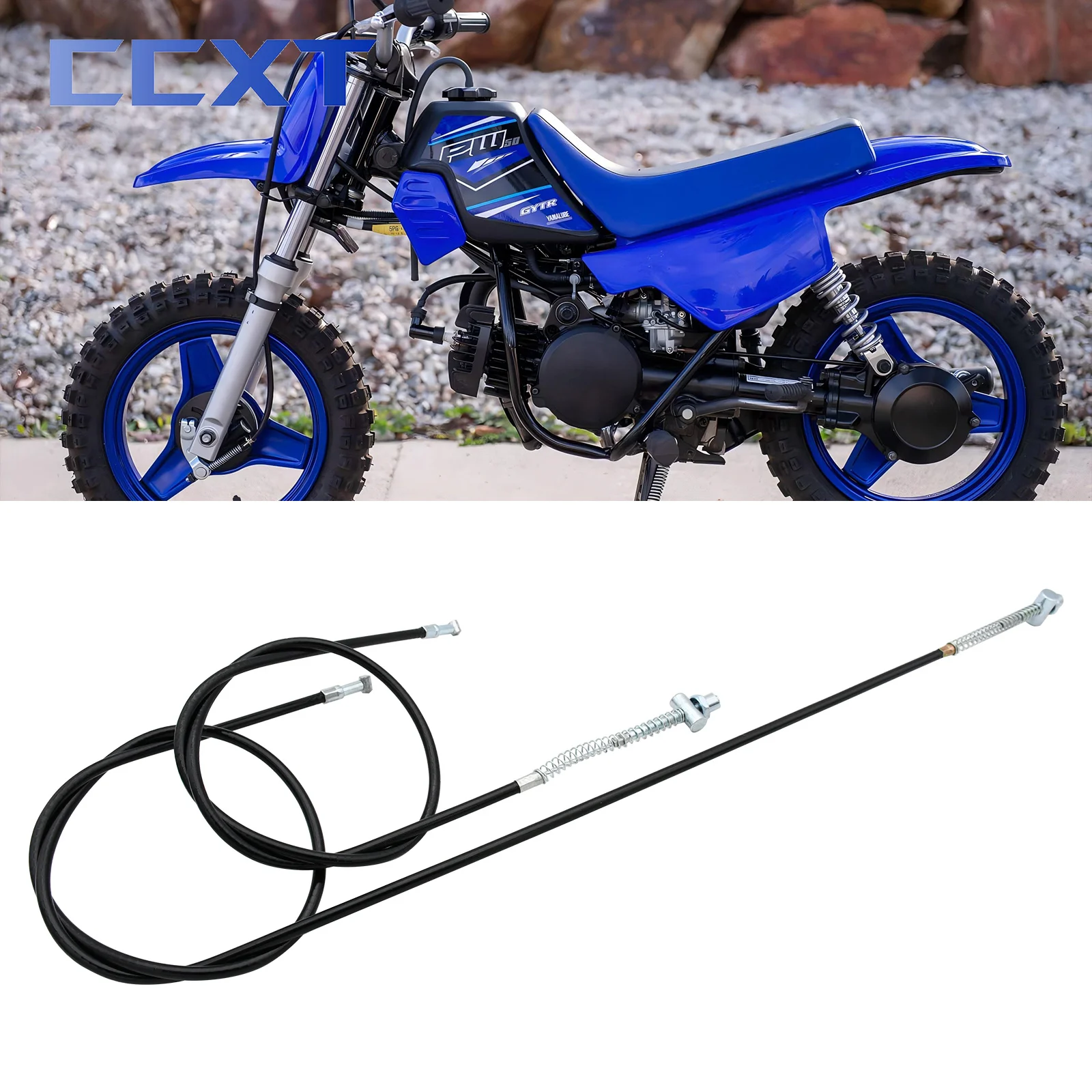 Motorcycle Dirt Bike Kids Bike Front Brake Cable Wire Line & Rear Brake Cable Fit For Yamaha PW50 PY50 PW PY 50 Universal Parts