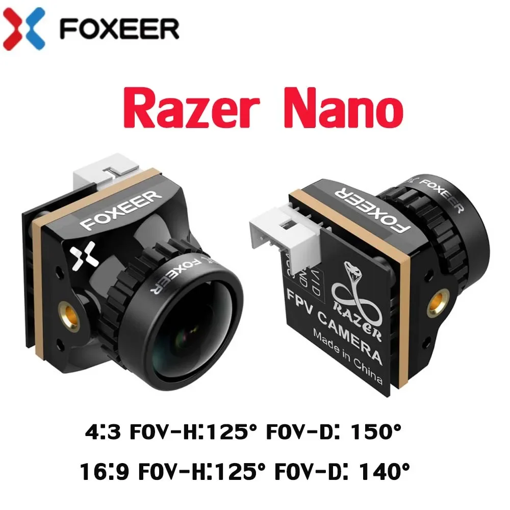 FOXEER Razer Pico/Razer Mini/Razer Micro/Razer NANO 1200TVL PAL/NTSC Switchable 4:3 16:9 FPV Camera for RC FPV Racing Drone